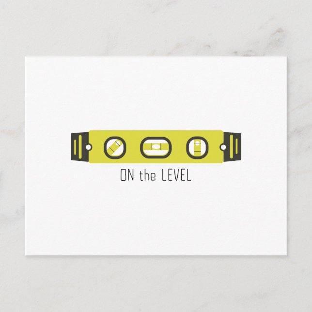 Carte Postale Au Niveau (Devant)