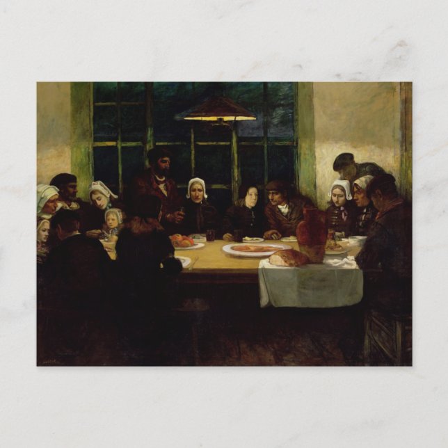 Carte Postale Au Pays de la Mer, 1898 (Devant)