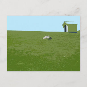 Carte Postale Au pied du phare de point de Montauk