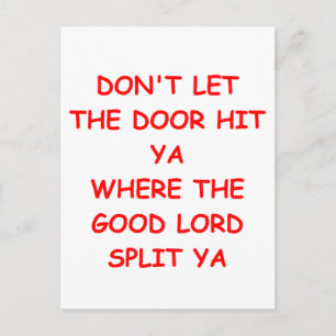 Carte Postale au revoir