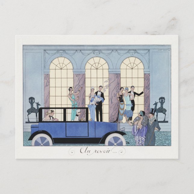 Carte Postale Au Revoir (1920)  (Devant)