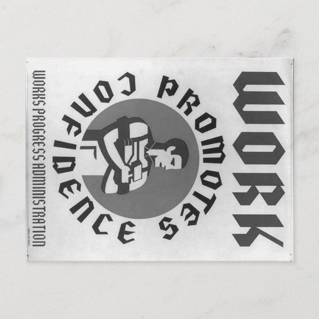 Carte Postale Au travail (Devant)