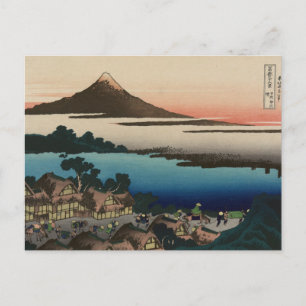 Carte Postale Aube à Isawa dans la province de Kai par Hokusai