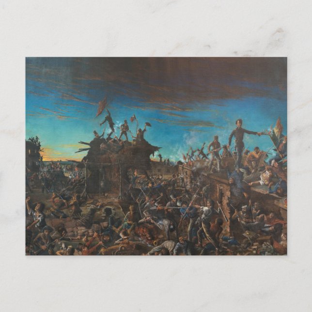 Carte Postale Aube à l'Alamo (Devant)