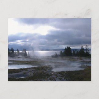 Carte Postale Aube à Yellowstone