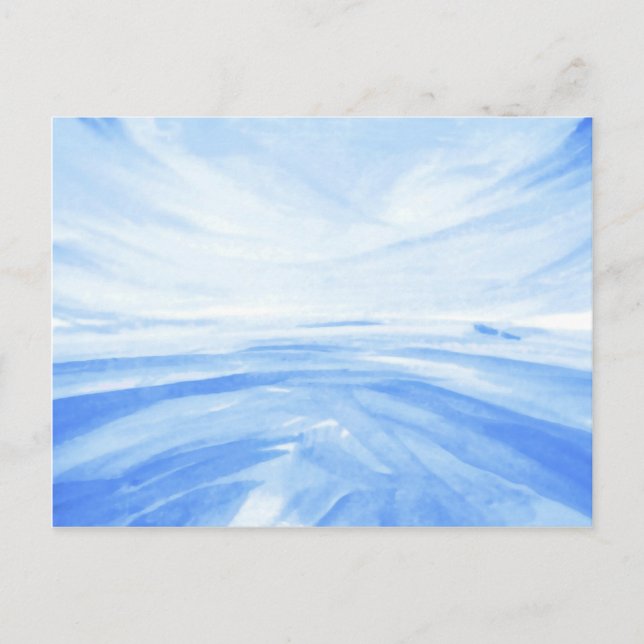 Carte Postale Aube d'hiver (Devant)