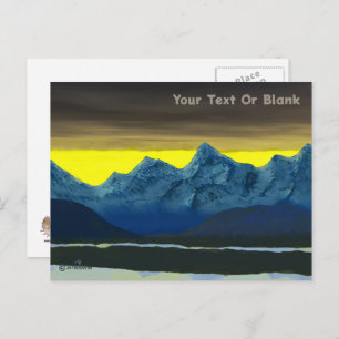 Carte Postale Aube Jaune Nord