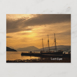 Carte Postale Aube Paysagère, Loch Fyne, Écosse