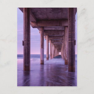 Carte Postale Aube Violette À Scripps Pier