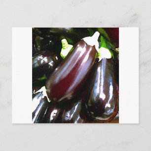 Carte Postale Aubergines pourpres