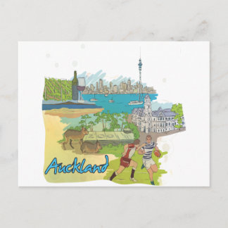 Carte Postale Auckland