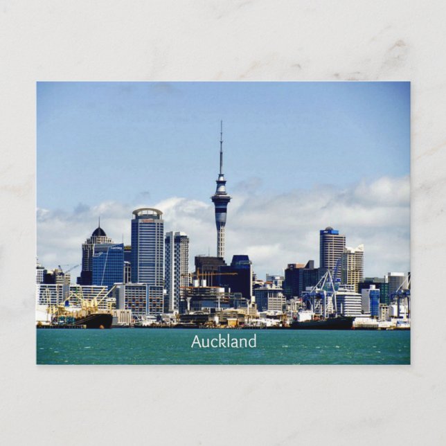 Carte Postale Auckland Skyline (Devant)