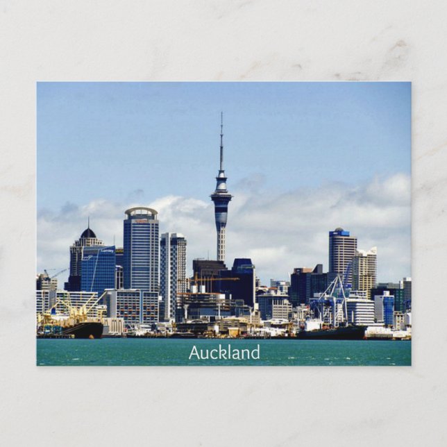 Carte Postale Auckland Skyline (Devant)