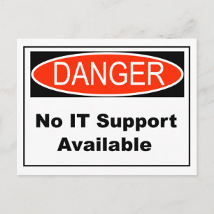 Carte Postale Aucun support informatique disponible Signal de da