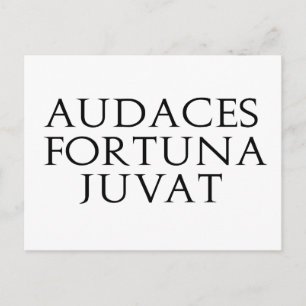 Carte Postale Audaces Fortuna Juvat