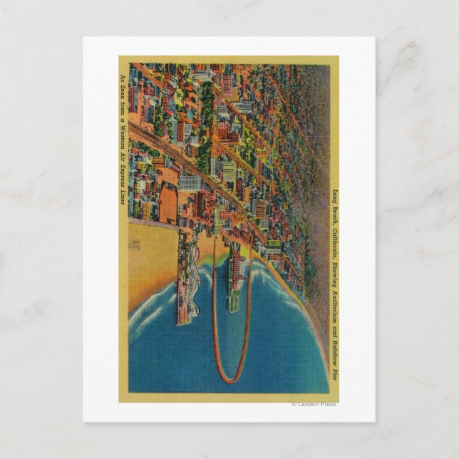 Carte Postale Auditorium, plage et jetée Rainbow (Devant)