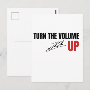 Carte Postale Augmentez le volume Zohran pour le maire de NYC Ét