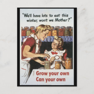 Carte Postale Augmentez votre alimentation Guerre mondiale 2
