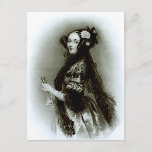 Carte Postale Augusta Ada Byron Comtesse de Lovelace