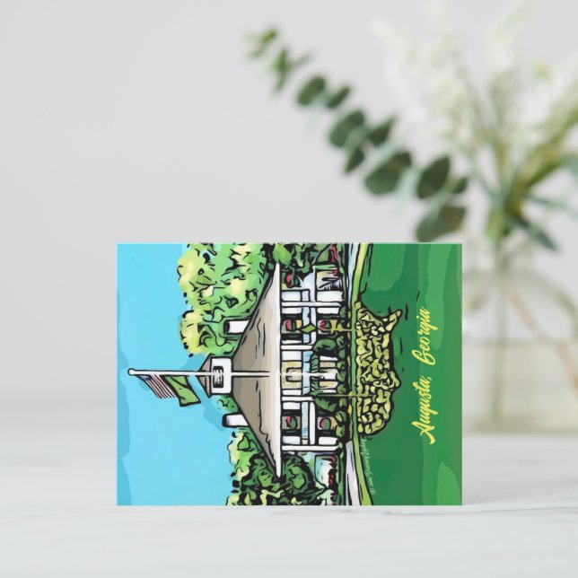 Carte Postale Augusta, Géorgie (Debout devant)