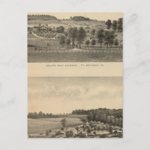 Carte Postale Augusta Male Academy Seawright propriété