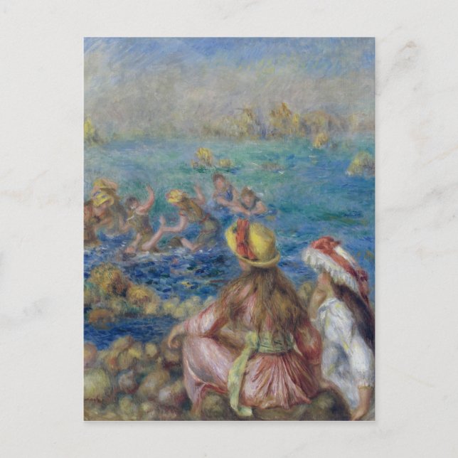Carte Postale Auguste Renoir - Baignoires (Devant)