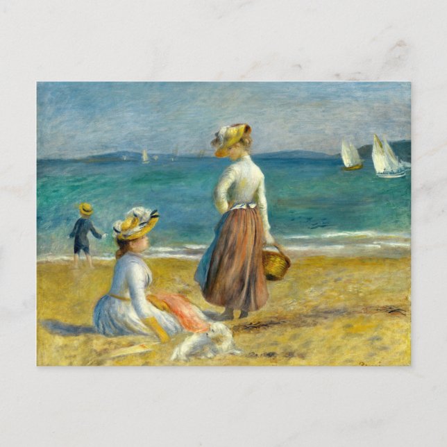 Carte Postale Auguste Renoir Figures on the Beach (Devant)