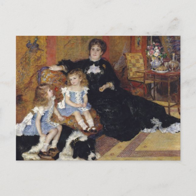 Carte Postale Auguste Renoir - Madame Georges Charpentier (Devant)