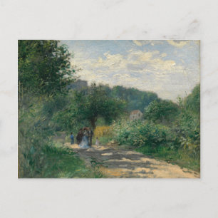 Carte Postale Auguste Renoir Une route à Louveciennes