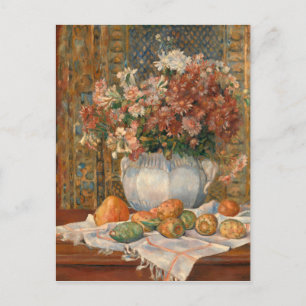 Carte Postale Auguste Renoir Vie morte avec Fleurs et Prickly