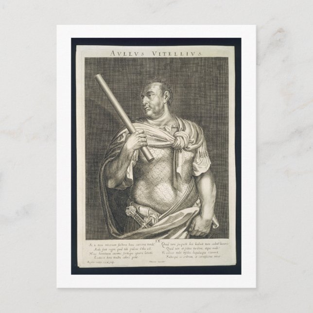 Carte Postale Aullus Vitellius Empereur de Rome 68 ap. J.-C. gra (Devant)