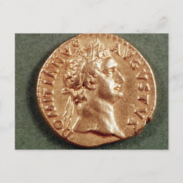 Carte Postale Aureus de Domitien (Devant)
