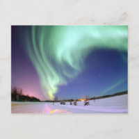 Aurora boréale, cercle arctique