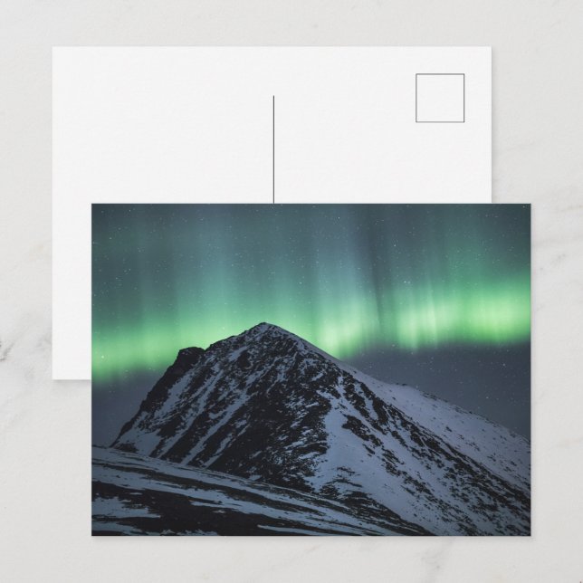 Carte Postale Aurora Borealis (Devant / Derrière)