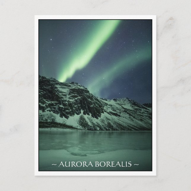 Carte Postale Aurora Borealis Norvège (Devant)
