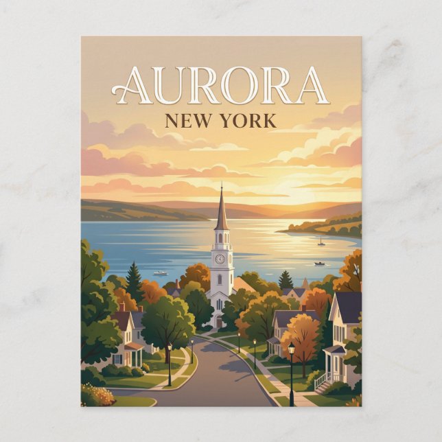 Carte Postale Aurora USA (Devant)