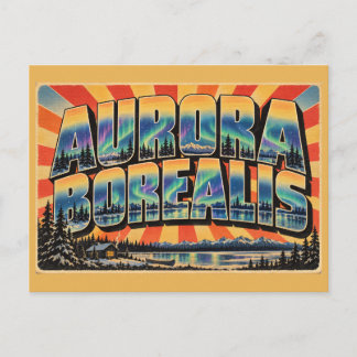 Carte Postale Aurore Boréale NT Aurores Boréales Art de Ciel Noi
