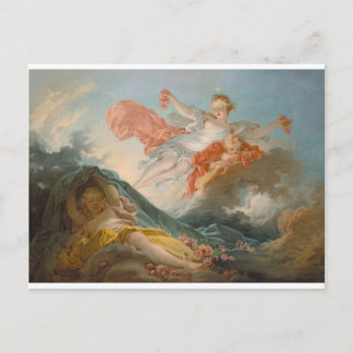 Carte Postale Aurore par Jean-Honore Fragonard