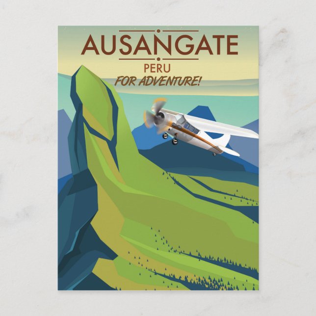 Carte Postale Ausangate Pérou.  Dans l'aventure ! (Devant)