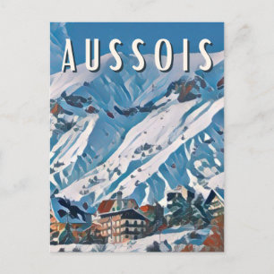 Carte Postale Aussois Station de ski