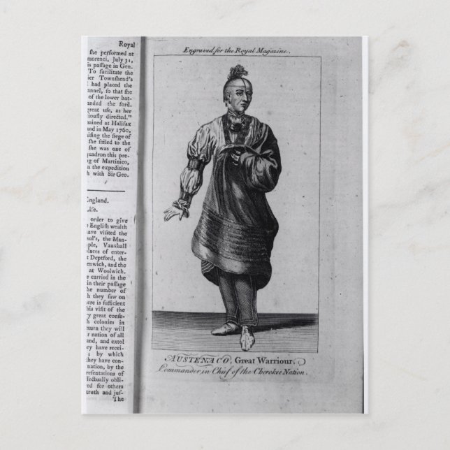Carte Postale Austenaco, Grand Guerrier (Devant)