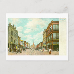 Carte Postale Austin Avenue vintage, Waco, Texas