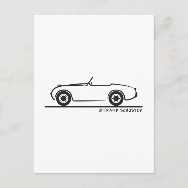 Carte Postale Austin Healey Sprite (Devant)