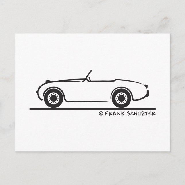 Carte Postale Austin Healey Sprite (Devant)