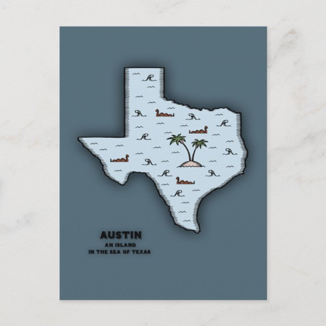 Carte Postale Austin Isle (Devant)
