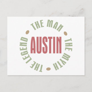 Carte Postale Austin l'homme le mythe la légende