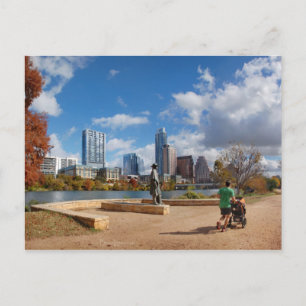Carte Postale Austin Texas Downtown Skyline - Ladybird Lake