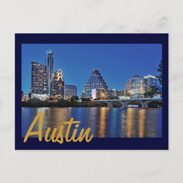 Carte Postale Austin, Texas, États-Unis (Devant)