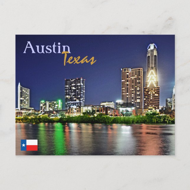 Carte Postale Austin, Texas, États-Unis (Devant)