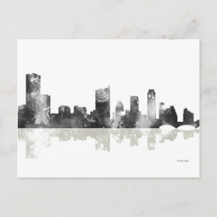 Carte Postale Austin Texas Skyline